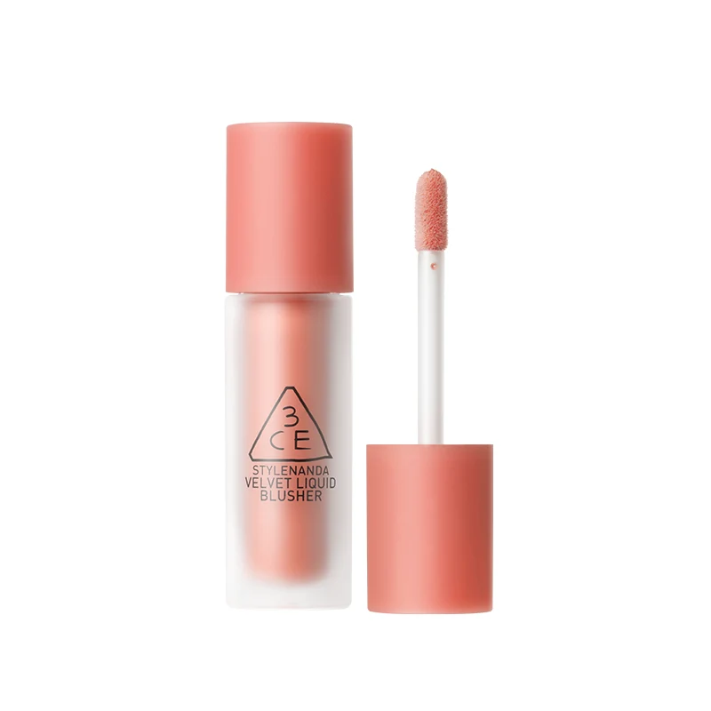 [Self-operated] Korea 3CE Sanxi Jade Liquid Blush #LIKE THAT Half Ripe Peach 3.4g Velvet Liquid Contour Rouge Natural