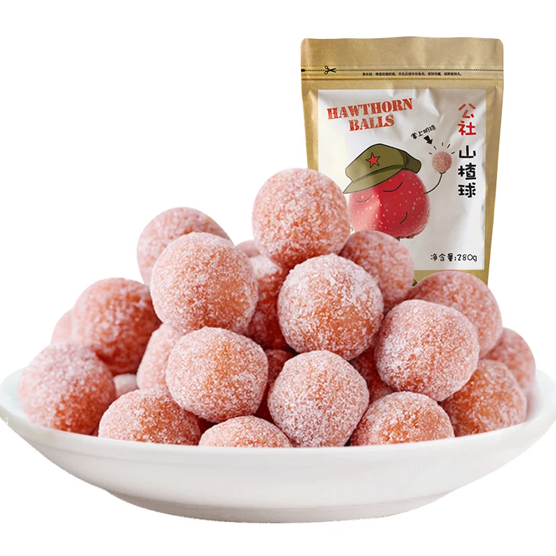 [Self-operated] China YIMENG Yimeng Commune Hawthorn Ball 280g Hawthorn Ball Children's Snack