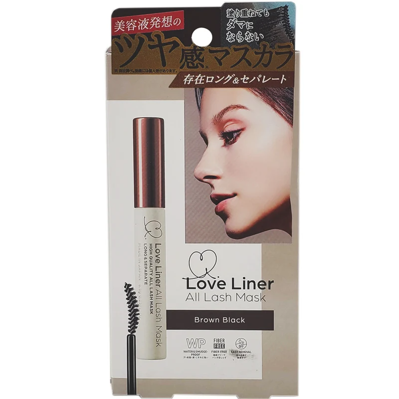 [Self-operated] Japan's MSH LOVE LINER new version of long-lasting thick and long mascara that does not smear, 1 pack Brown Black 6.5g