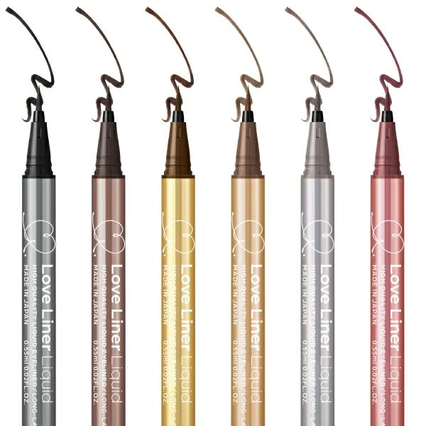 [Self-operated] Japanese MSH LOVE LINER new version, long-lasting, non-smudged, ultra-fine waterproof eyeliner, 1 pack Milk Brown milk brown