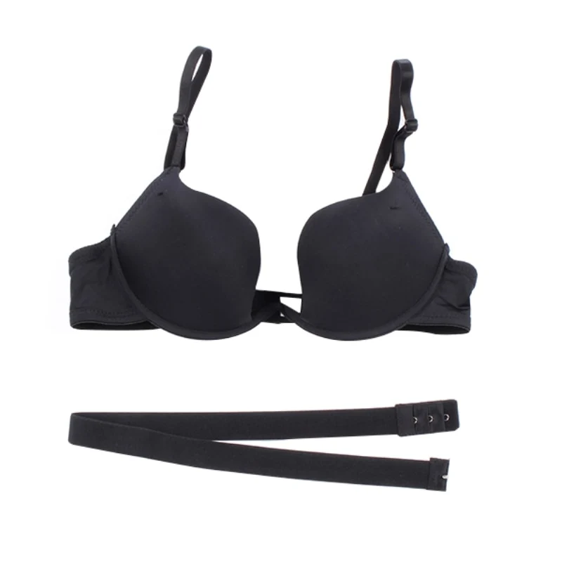 [US Warehouse] Women's sexy bra, deep U low-cut super push-up backless bra