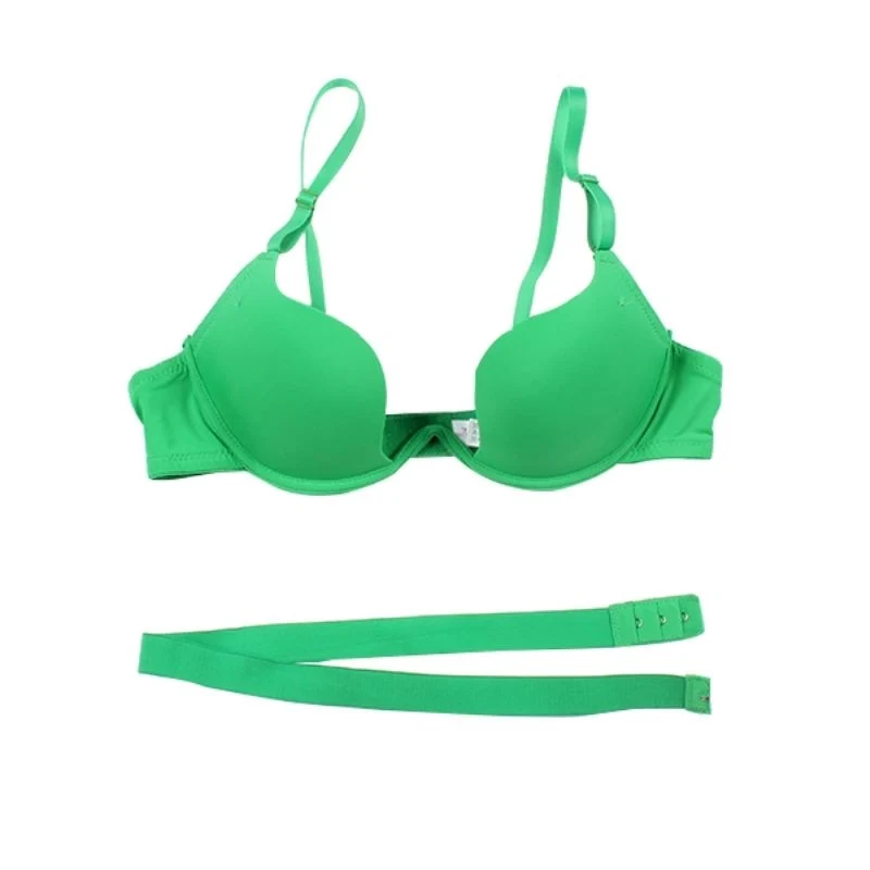 [US Warehouse] Women's sexy bra, deep U low-cut super push-up backless bra