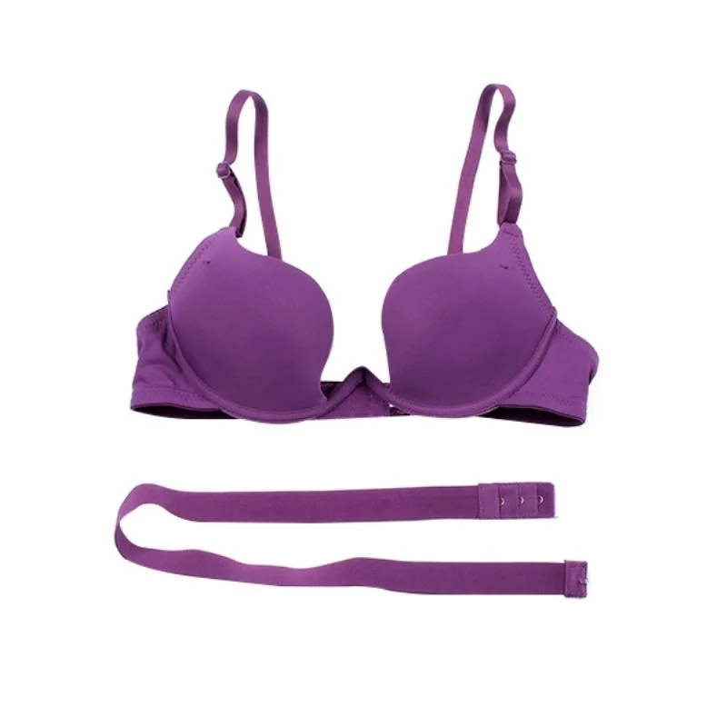 [US Warehouse] Women's sexy bra, deep U low-cut super push-up backless bra
