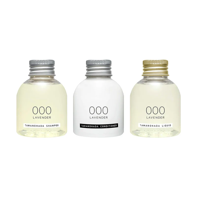[Self-operated] Japanese TAMANOHADA Yuji Shampoo, Conditioner, Shower Gel 000 Lavender Fragrance Refreshing Oil Control Anti-Dandruff Three-piece Care Travel Set