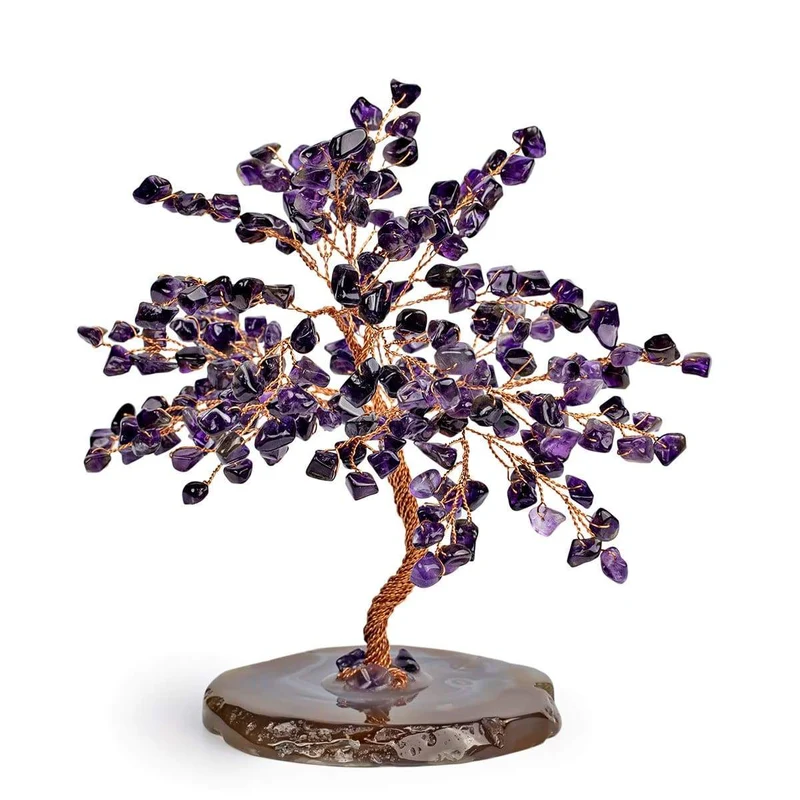 [Self-operated] KARMA & LUCK Oasis Feng Shui Amethyst Tree Medium Size-Medium Size
