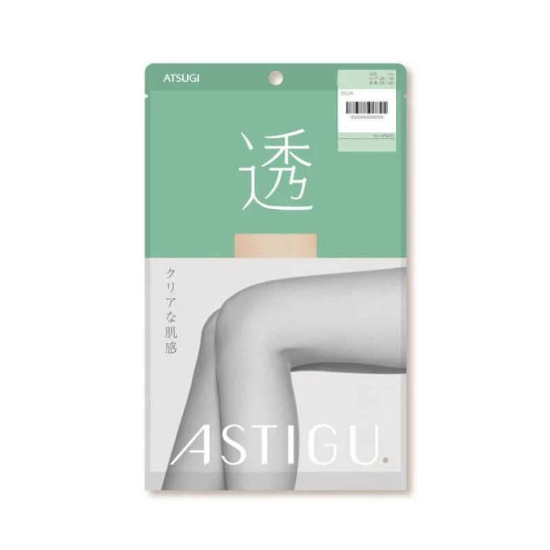 [Self-operated] Japanese ATSUGI Atsugi see-through invisible see-through pantyhose for all seasons, tender beige (378) M size, hip circumference 85-93, height 150cm-160cm, 1 pair