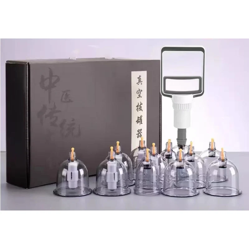[Self-operated] China Huatuo vacuum cupping device 12 cans gift box non-glass household cupping device