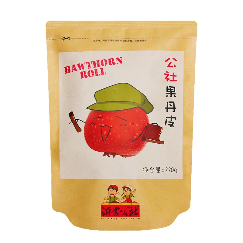 [Self-operated] China YIMENG Yimeng Commune fruit peel, individually packaged 220g, no additives, children's snacks