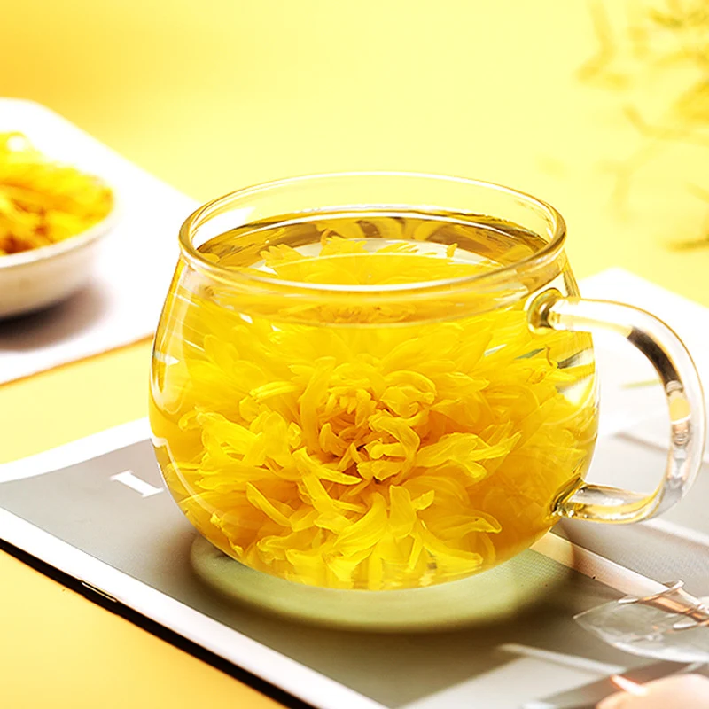 [Self-operated] China FU DONG HAI Fu Donghai Golden Golden Chrysanthemum 15g Anhui Huangshan Chrysanthemum Tea Premium Rhubarb Chrysanthemum