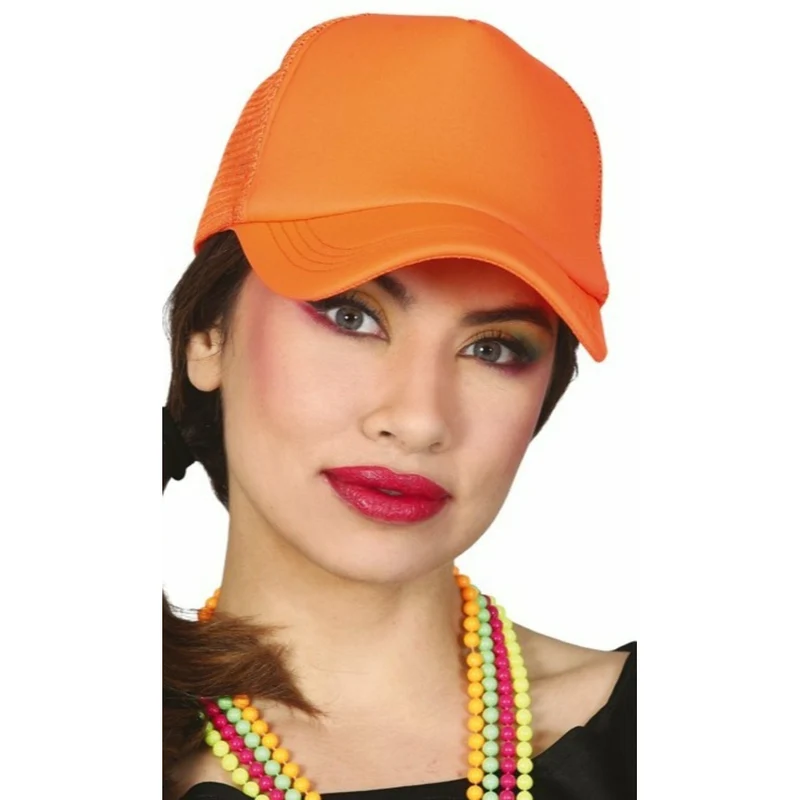 Orange Neon Mütze