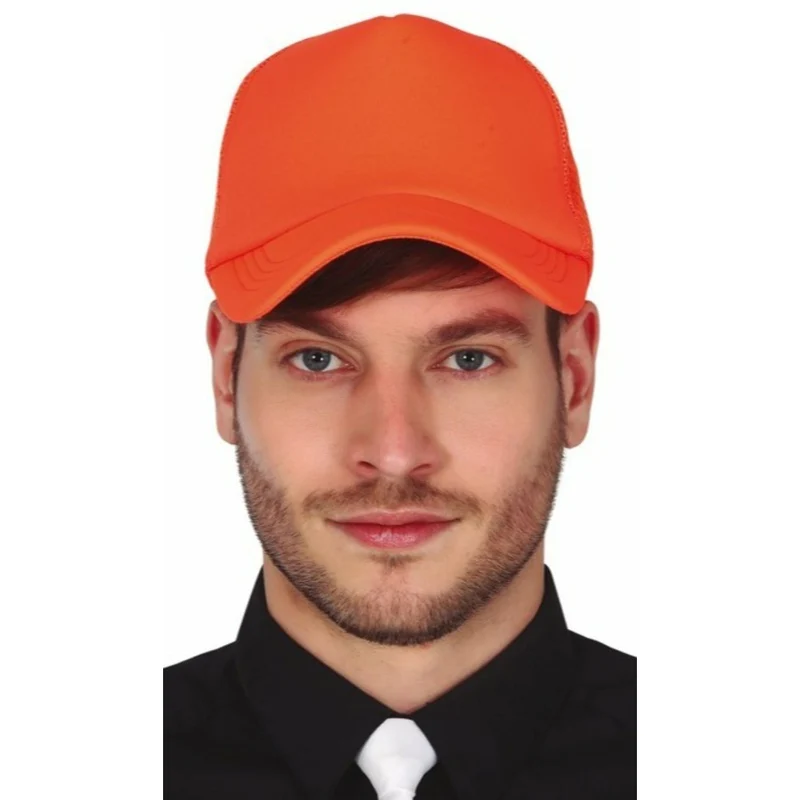 Orange Neon Mütze