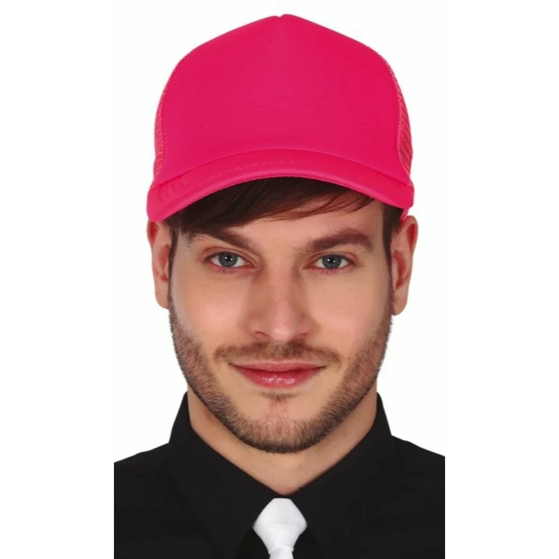 Rosa Neon Mütze
