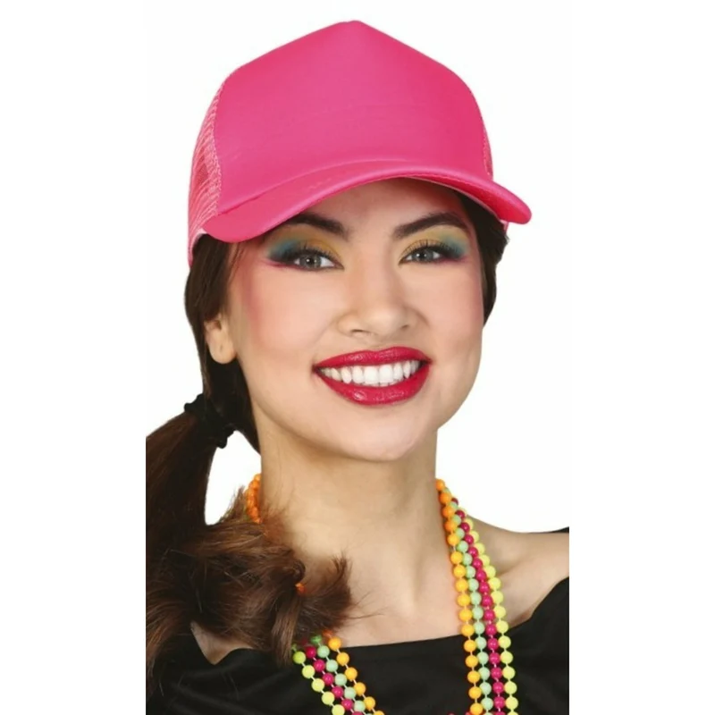 Rosa Neon Mütze
