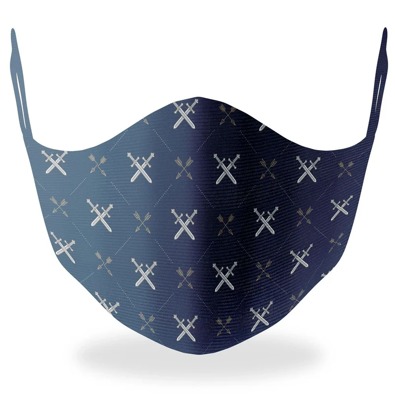 Mittelalterliche blaue Maske
