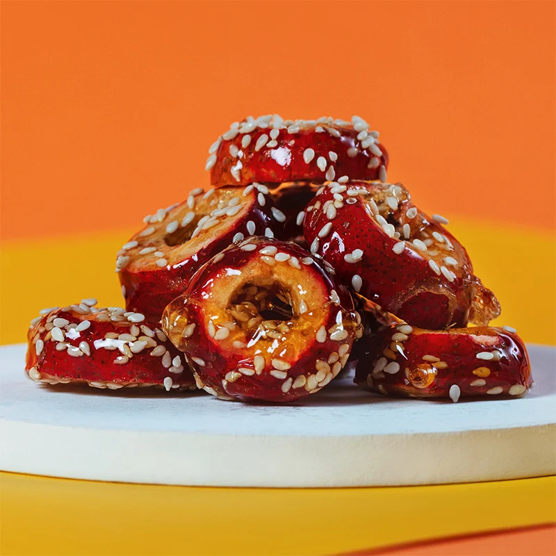 [Self-operated] China WHIKO Mysterious Creature New Packaging Candied Haws 50g Individually Packed Freeze-Dried Seedless Hawthorn Appetizer Snacks