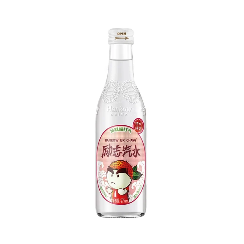 [Self-operated] China HANKOW ER CHANG Hankou No. 99 Factory Sparkling Lychee 275% Inspirational Soda XNUMXml Juice Soda