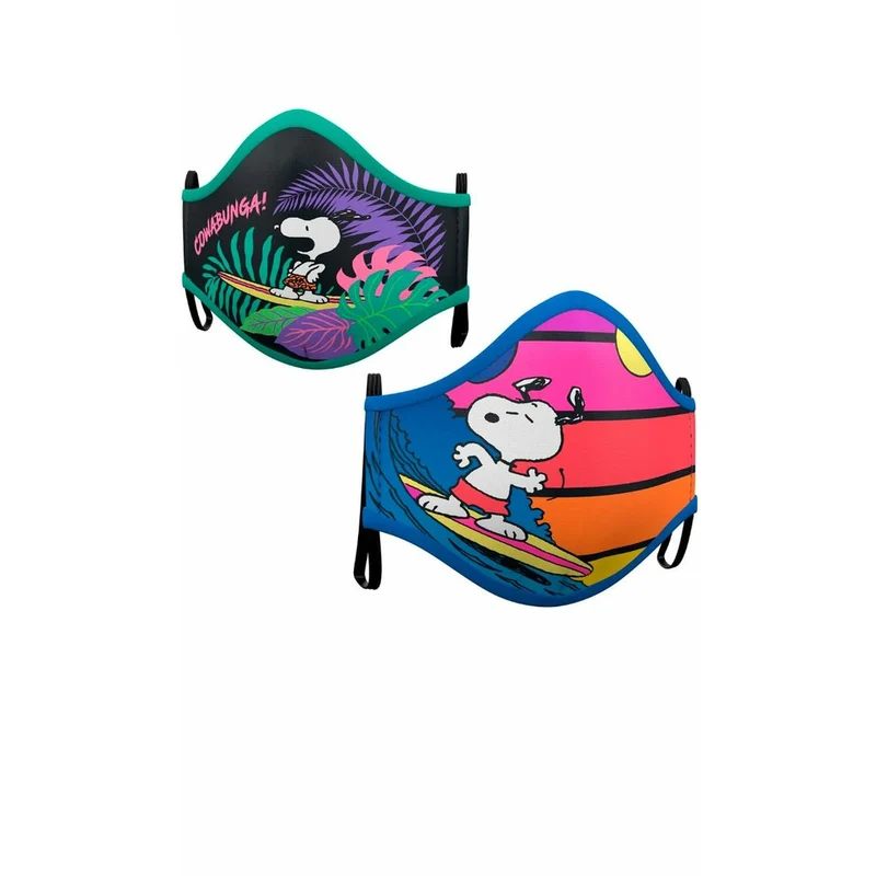 Stoffmasken 2er Pack Snoopy™ für Kinder