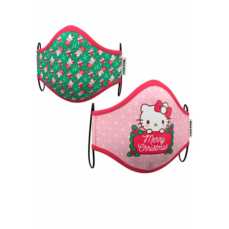 Stoffmasken 2er Pack Hello Kitty™ für Kinder
