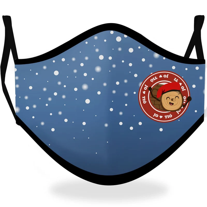 Stoffmaske Tió de Nadal für Erwachsene