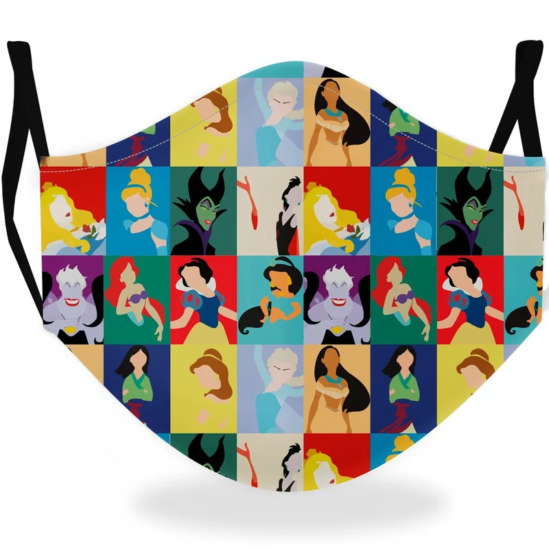Stoffmaske Prinzessin Disney für Kinder