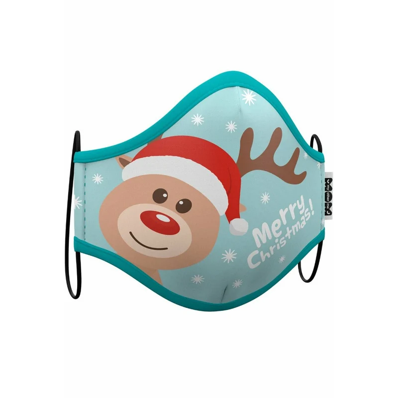 Stoffmaske Weihnachten Renntier für Erwachsene