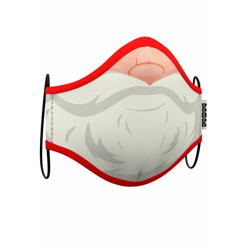 Stoffmaske Weihnachtsmann für Kinder