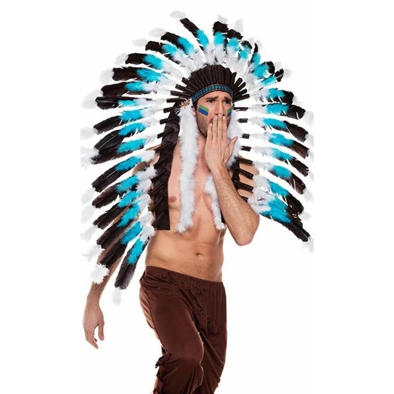 Indianer Federschmuck Premium