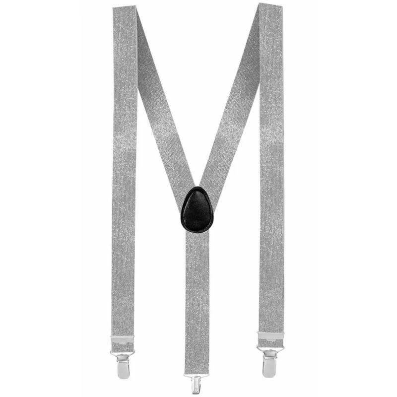 Hosenträger Silber