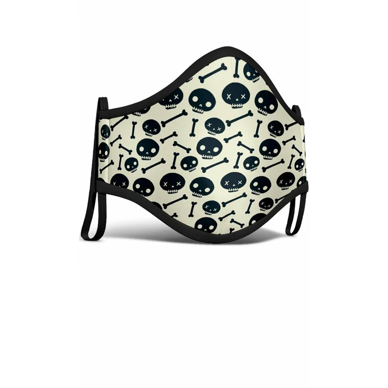 Stoffmaske Skelett für Kinder