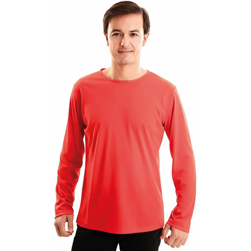 Langarmshirt Rot