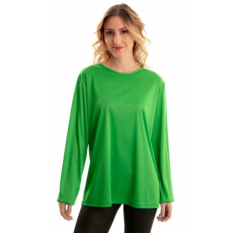 Langarmshirt Grün