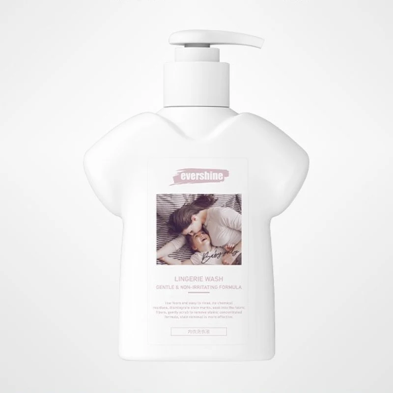 [Self-operated] China EVERSHINE Underwear Laundry Detergent Senmu Warm Light 300ml Maternal and Infant Model Special Antibacterial Blood Stains Remover and Disinfectant Cleaning Liquid for Women's Underwear