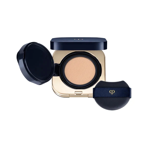 [Self-operated] Japanese CLE DE PEAU BEAUTE Japanese local version CPB Skin Key New air cushion set #PO00 14g core + shell square outside and round inside Suitable for normal to oily skin, smooth and translucent, long-lasting makeup and sun protection isolation