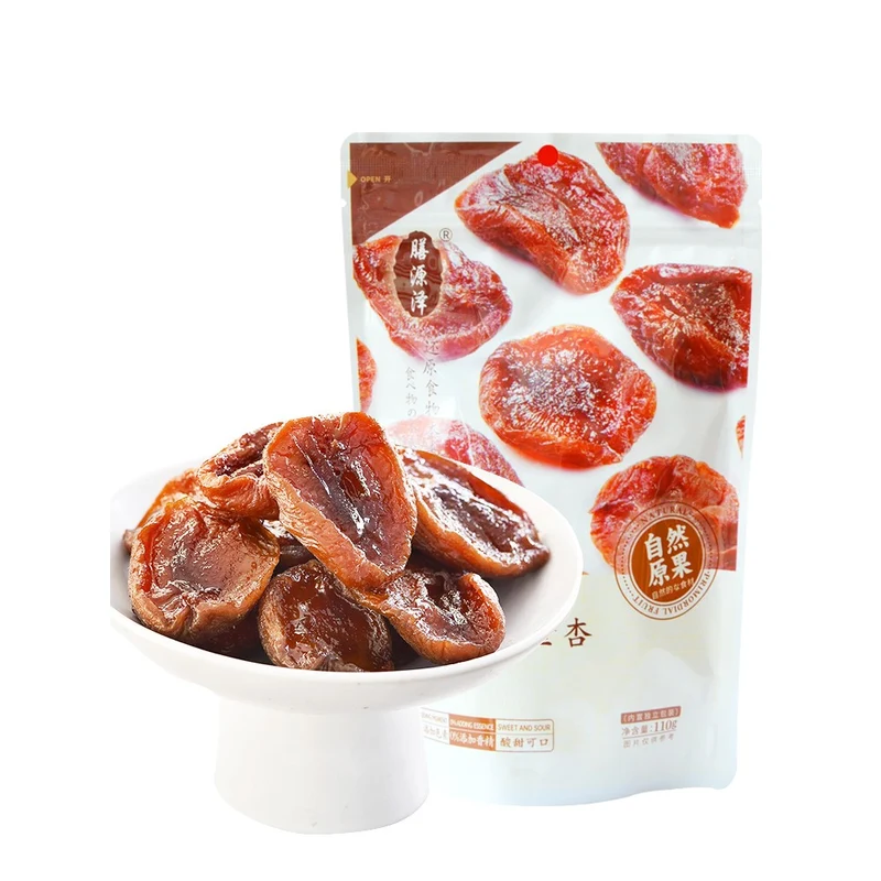 [Self-operated] China SYZ Shanyuanze natural semi-dried golden apricots 110g Xinjiang sour seedless hanging dried Gaoyang preserved apricots without additives