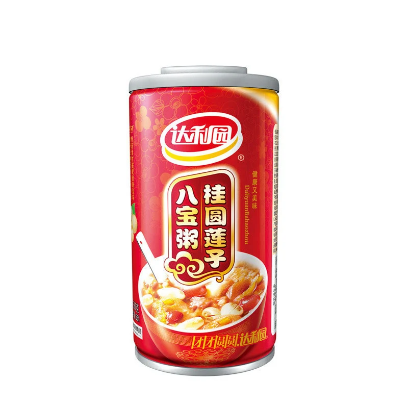 [Self-operated] China Dali Garden Longan, Lotus Seed and Eight-treasure Porridge 360g/can, quick breakfast, easy to absorb nutrients