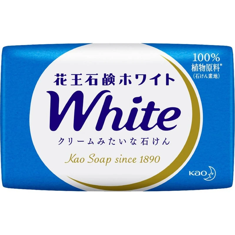 [Self-operated] Japanese KAO Kao White Bath Soap Elegant Floral Fragrance 130g Mild Moisturizing Deep Cleansing