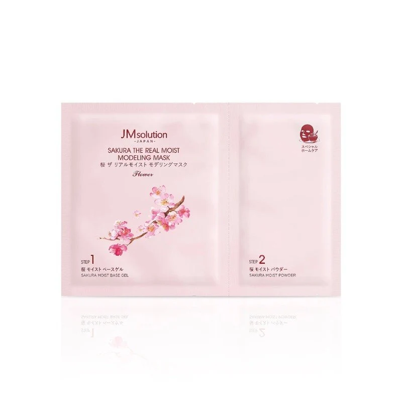 [Self-operated] Korean JM SOLUTION Kijiken Sakura Moisturizing Mask 5 pieces, smear-on moisturizing styling mask