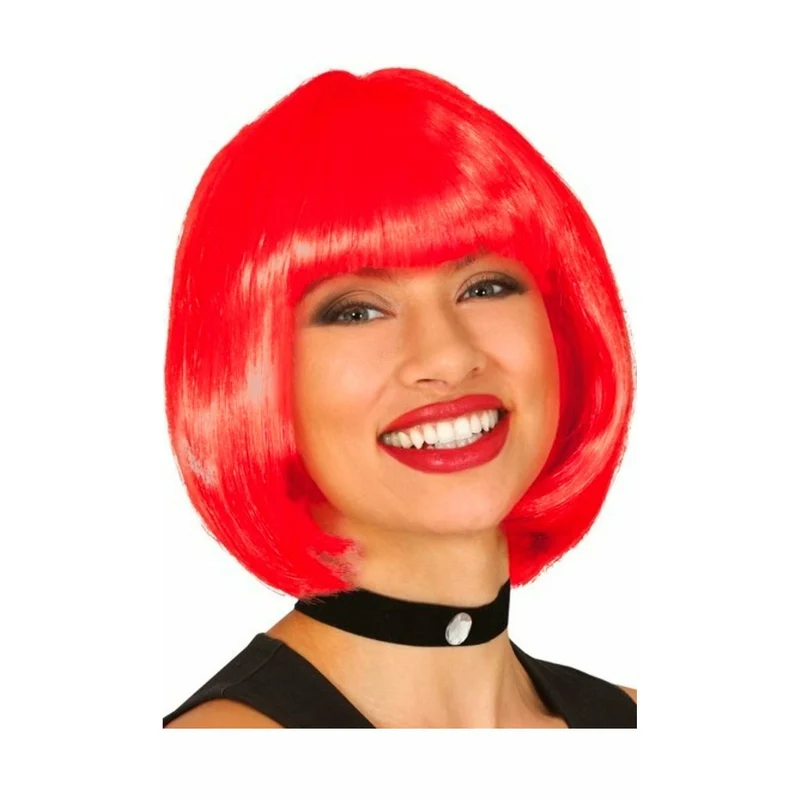 Rote Bob Perücke Eco