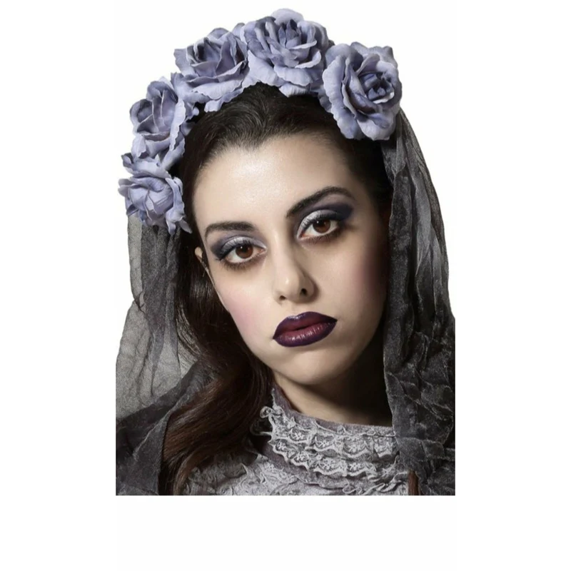 Haarreif Corpse Bride mit Schleier