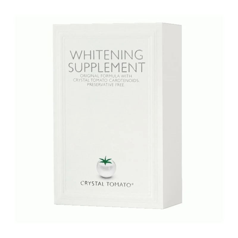 [Self-operated] Singapore CRYSTAL TOMATO Crystal Tomato Whitening Pills 30 capsules, one month per box, whitening, sunscreen, lightening spots, brightening skin tone, diluting melanin
