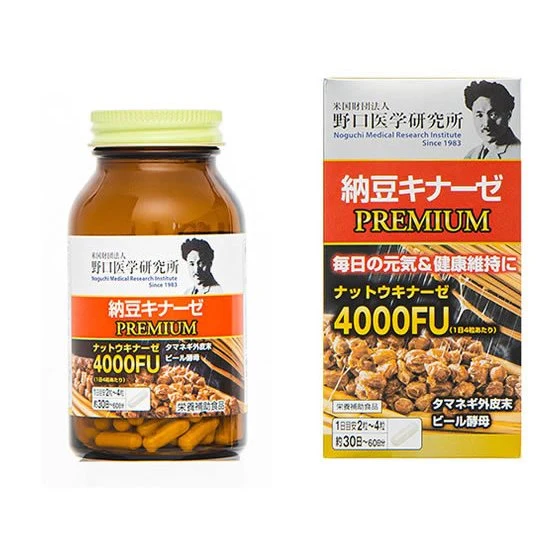 [Self-operated] Japan's Noguchi Medical Research Institute Japan's original Noguchi Nattokinase 4000FU Natto capsules to improve the three highs 120 capsules