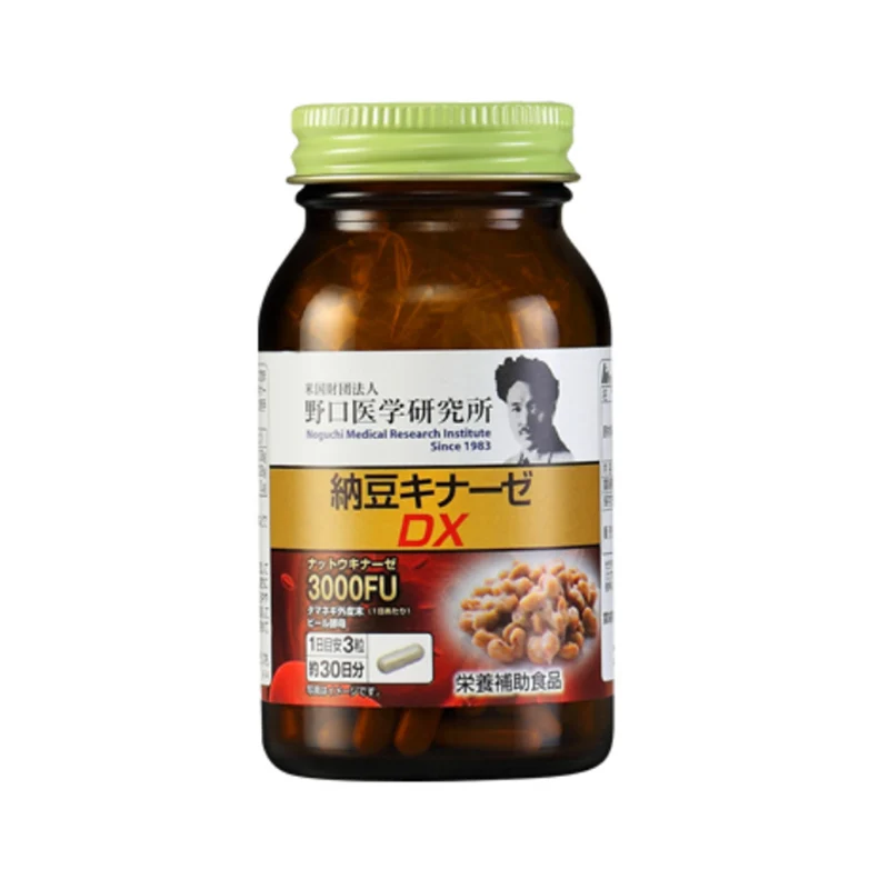 [Self-operated] Japan's Noguchi Medical Research Institute Japan's original Noguchi Nattokinase 3000FU Natto capsules to improve the three highs 90 capsules