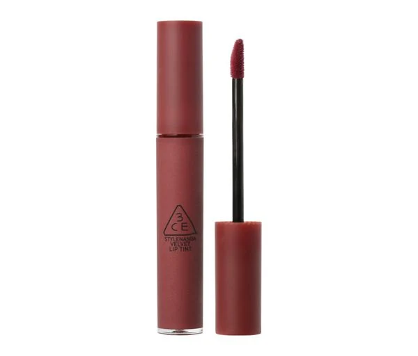 [Self-operated] South Korea 3CE Sanxi Jade Velvet Lip Glaze Red Series #Definition Deadwood Terracotta Long-lasting and non-removing makeup