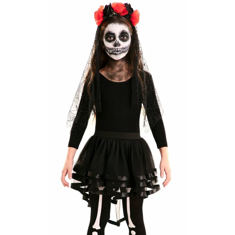 Set Catrina Mexikanerin für Kinder