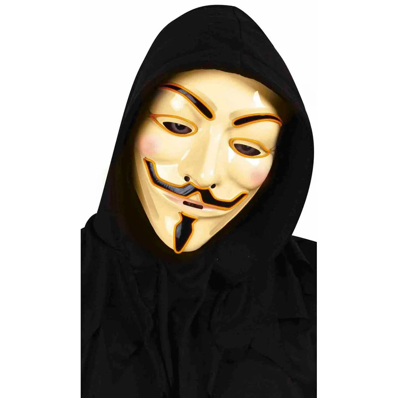 V de Vendetta Maske mit Licht