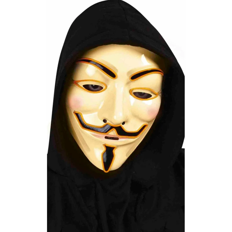 V de Vendetta Maske mit Licht