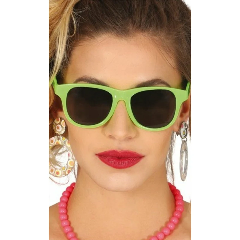 Grüne Neon Brille