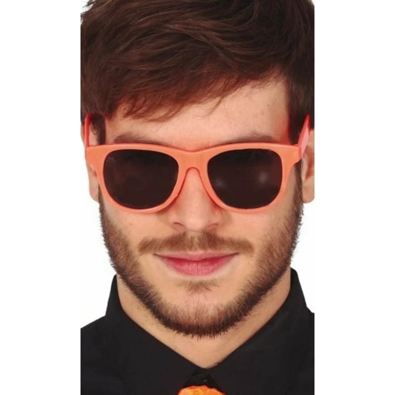 Neonorange Brille