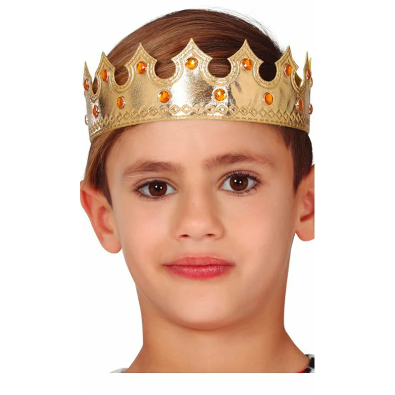 Goldene Königskrone für Kinder