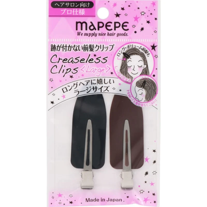 [Self-operated] Japanese MAPEPE AKB seamless hairpin bangs hairpin headwear black brown 2 pieces